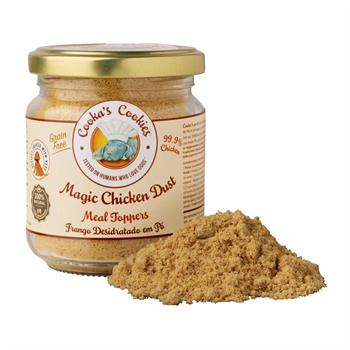 Cookas Cookies Topping & Tillskott Till Hundens Foder Magic Chicken Dust